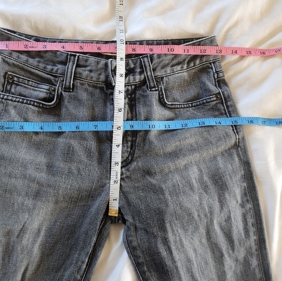 YSL made in Italy charcoal black D 02 2013 skinny jeans size 25 - Picture 3 of 6